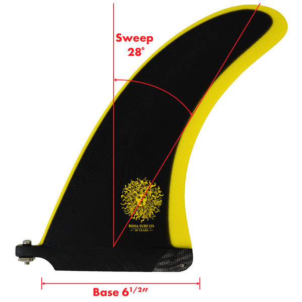 Classic Single Longboard Fins - Fiberglass Anniversary