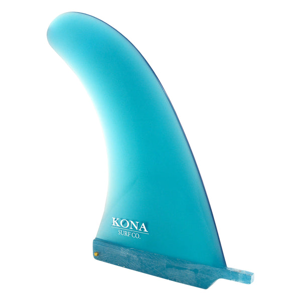 Classic Single Longboard Fins - Fiberglass Blue