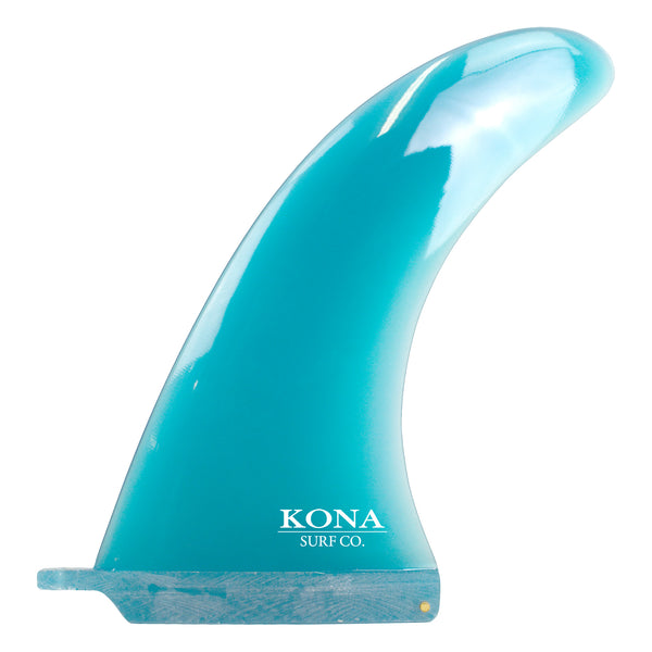 Classic Single Longboard Fins - Fiberglass Blue