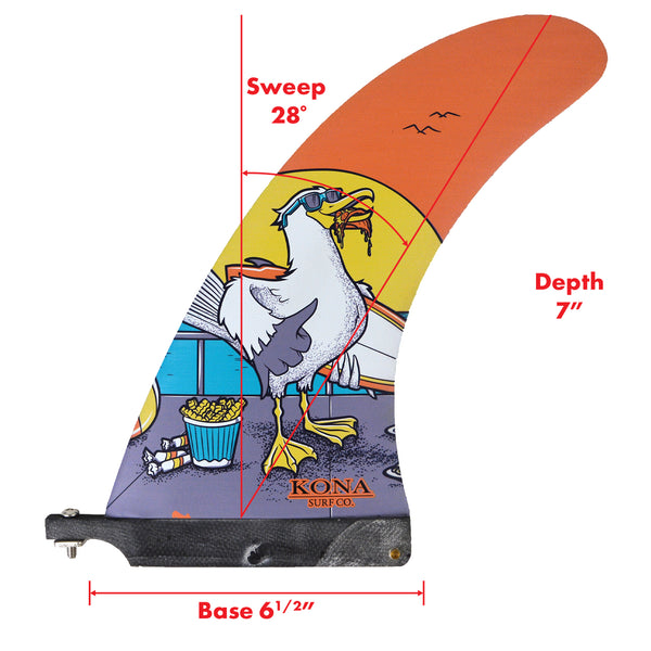Classic Single Longboard Fins