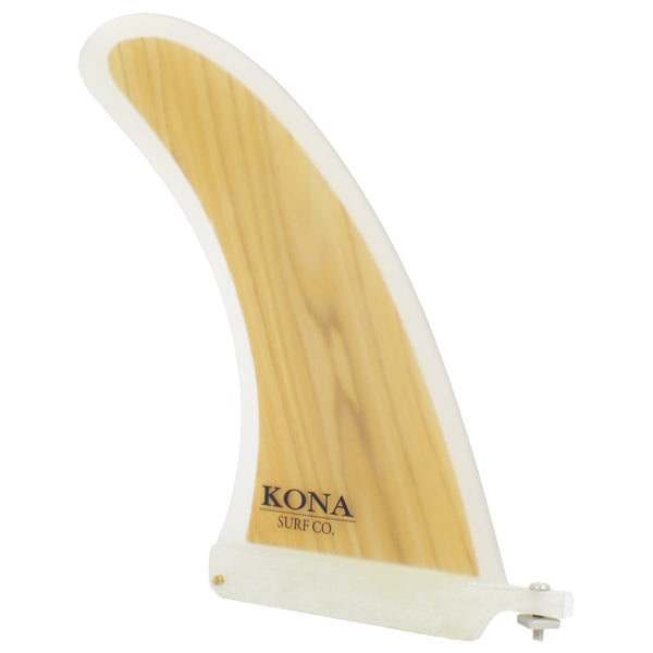 Classic Single Longboard Fins - Wood Veneer