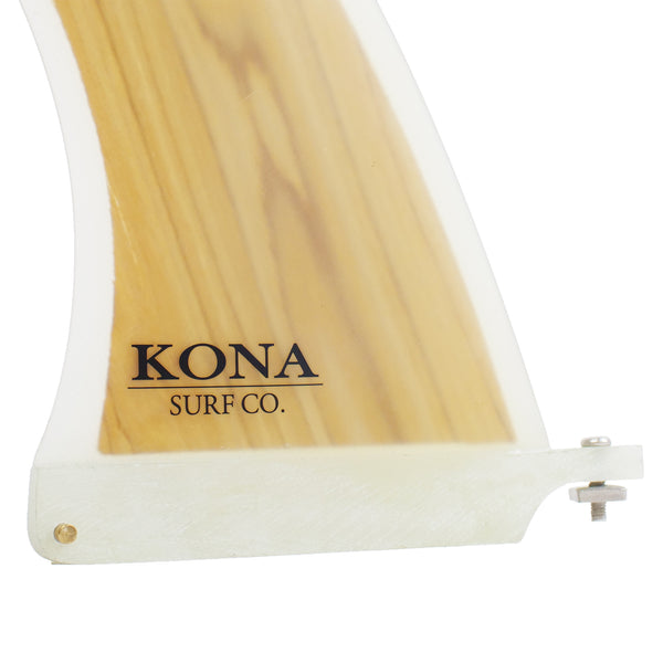 Classic Single Longboard Fins - Wood Veneer