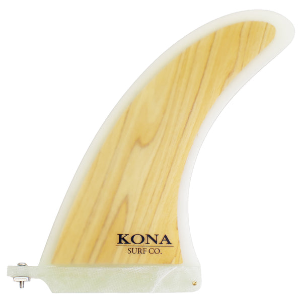 Classic Single Longboard Fins - Wood Veneer