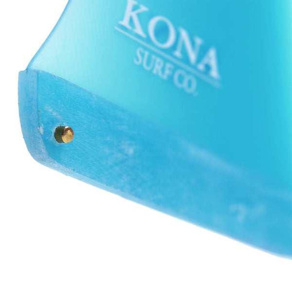 Pivot Single Longboard Fins - Trans Blue