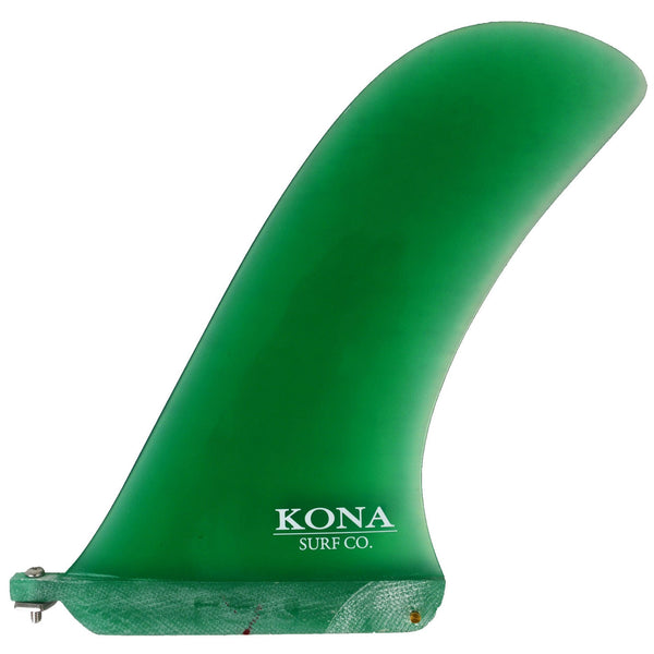Pivot Single Longboard Fins - Trans Green