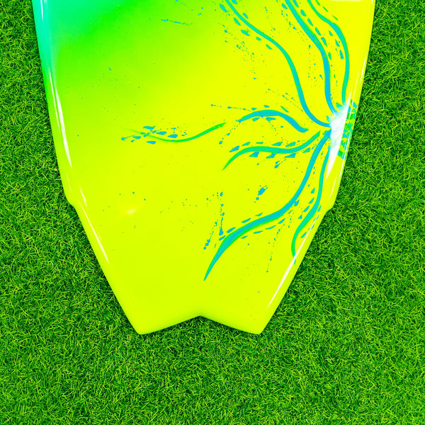 Funky Fish Skimboard - Blue/Lime