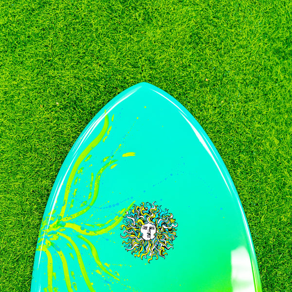 Funky Fish Skimboard - Blue/Lime