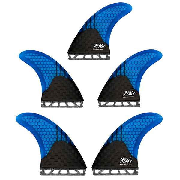 Single Tab (5 Fin) Shortboard Fins