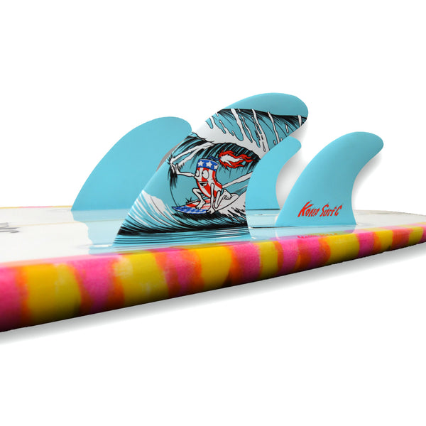 Single Tab (5 Fin) Shortboard Fins