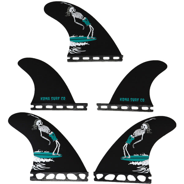 Single Tab (5 Fin) Shortboard Fins