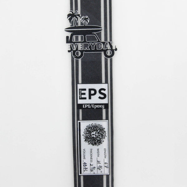 Everyday EPS Truelite Series Surfboard - Clear/Blue