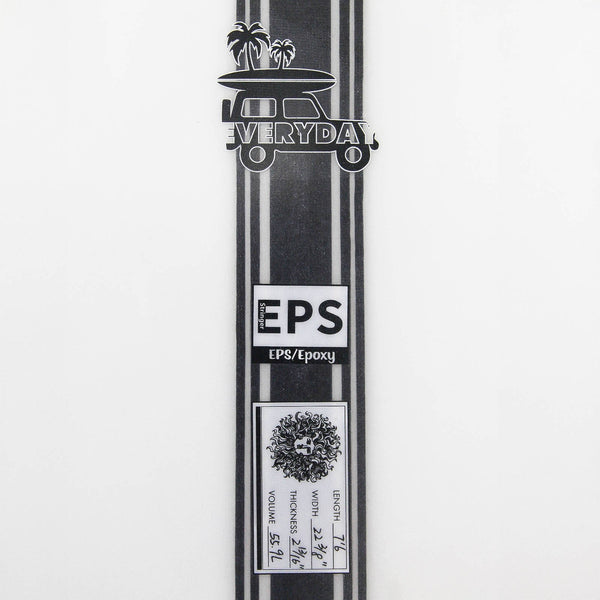 Everyday EPS Truelite Series Surfboard - Clear/Green