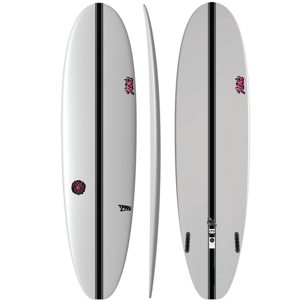 Everyday EPS Truelite Series Surfboard - Clear/Pink