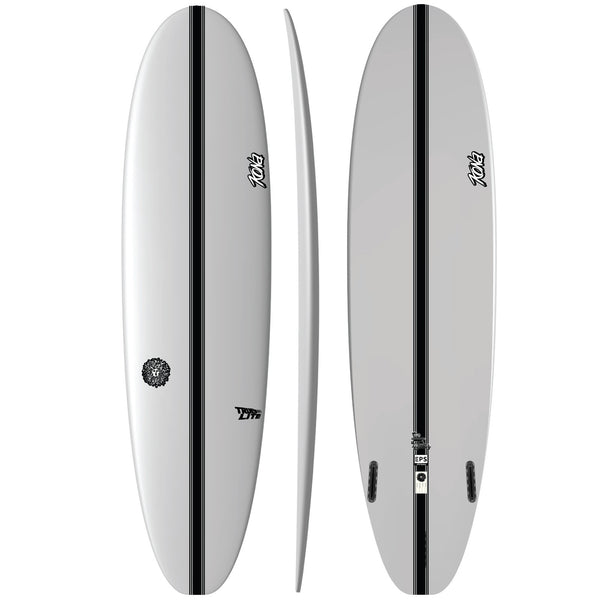 Everyday EPS Truelite Series Surfboard - Clear/White