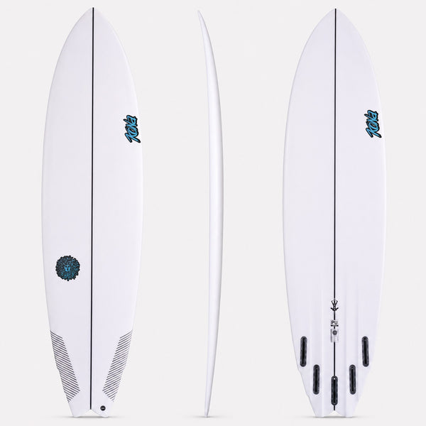 Zen XL PU Series Surfboard - Clear/Blue