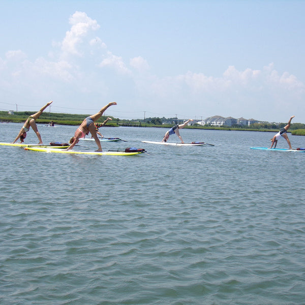 The Escape Standup Paddleboard Package - Bamboo/2T Royal/Bamboo