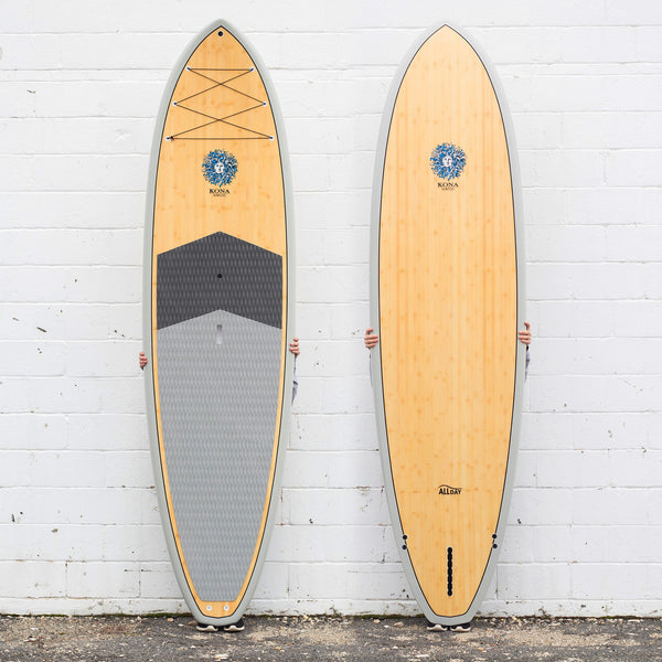 All Day SUP Standup Paddleboard Package - Bamboo/Grey/Bamboo