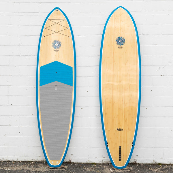 All Day SUP Standup Paddleboard Package - Bamboo/Royal/Bamboo