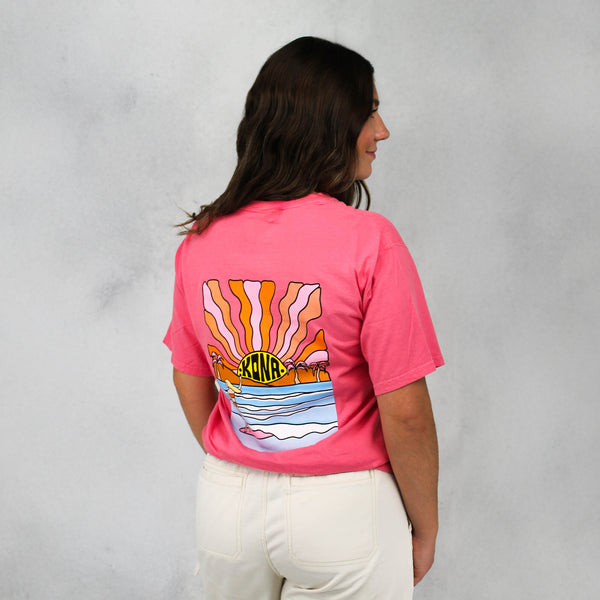 Evening Surfer Womens T-Shirt