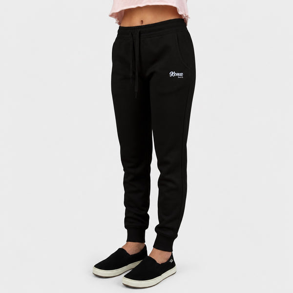Script Womens Sweatpants - Black