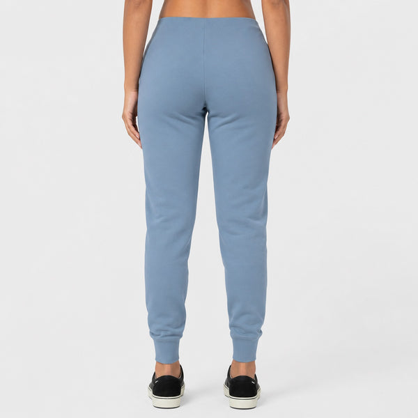 Script Womens Sweatpants - Misty Blue