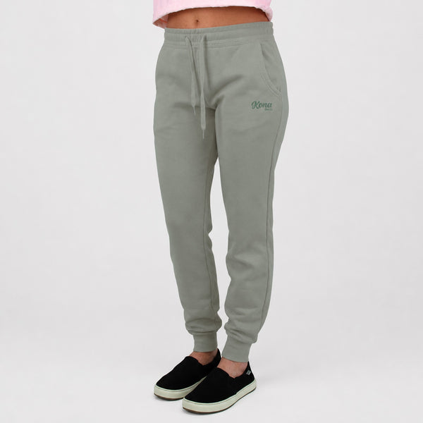 Script Womens Sweatpants - Sage