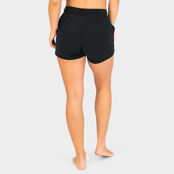 Script Womens Shorts - Black
