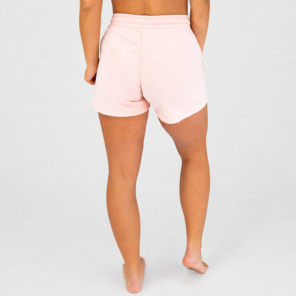 Script Womens Shorts - Blush