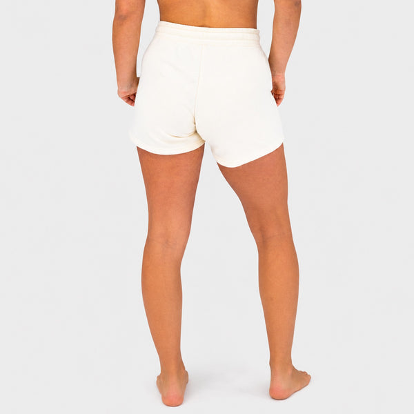 Script Womens Shorts - Bone