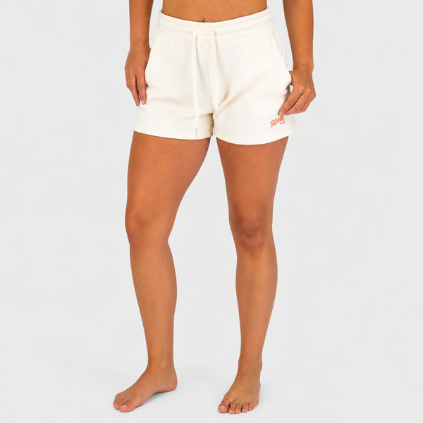 Script Womens Shorts - Bone