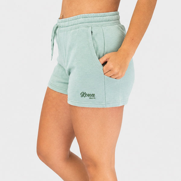 Script Womens Shorts - Sage
