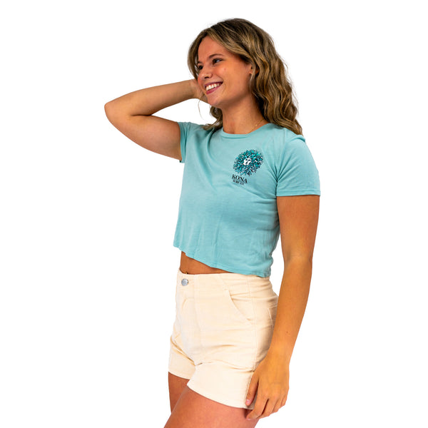 Original Sun Womens Cropped T-Shirt