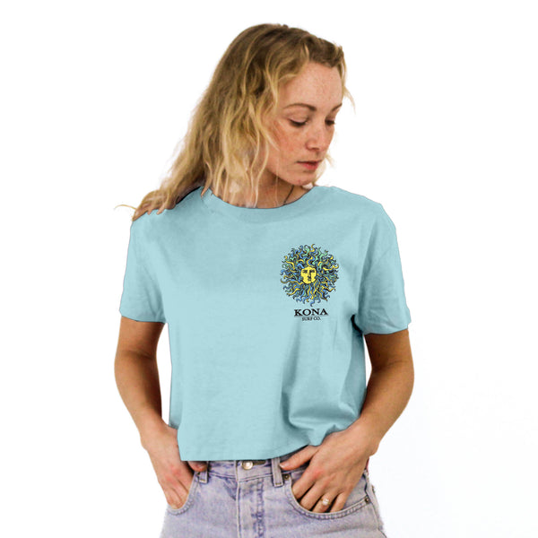 Original Sun Womens Cropped T-Shirt