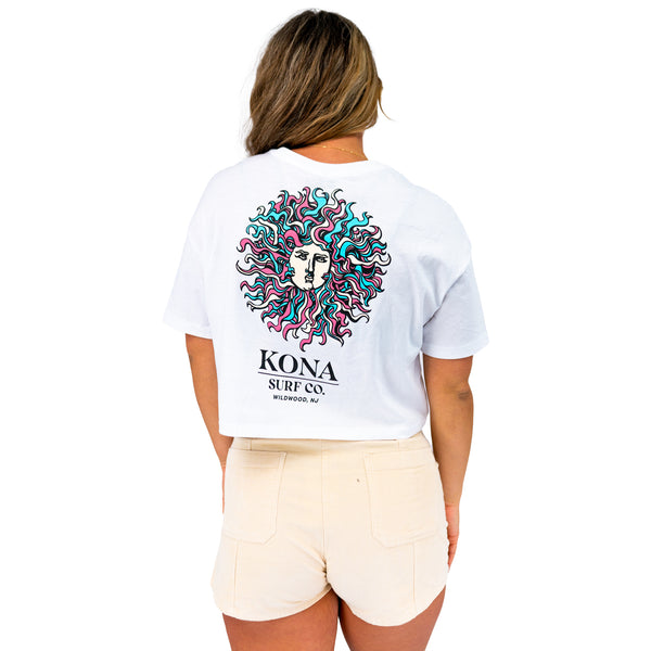 Original Sun Womens Cropped T-Shirt
