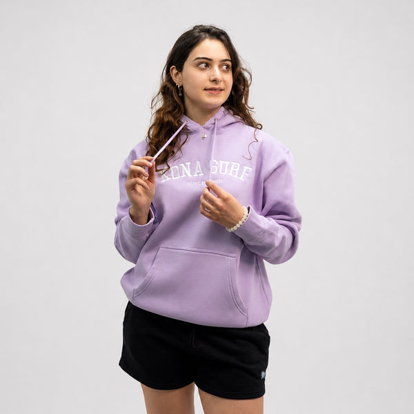 Vintage Womens Pullover Hoodie - Lavender