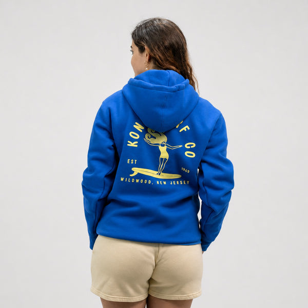 Endless Summertime Womens Pullover Hoodie - True Royal