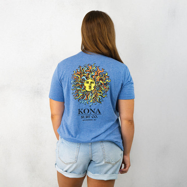 Original Sun Womens V-Neck T-Shirt