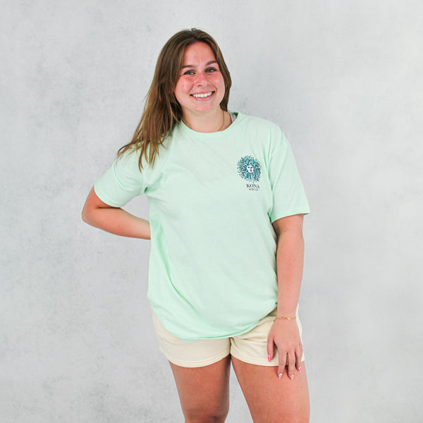 Original Sun Womens T-Shirt - Mint/Ocean