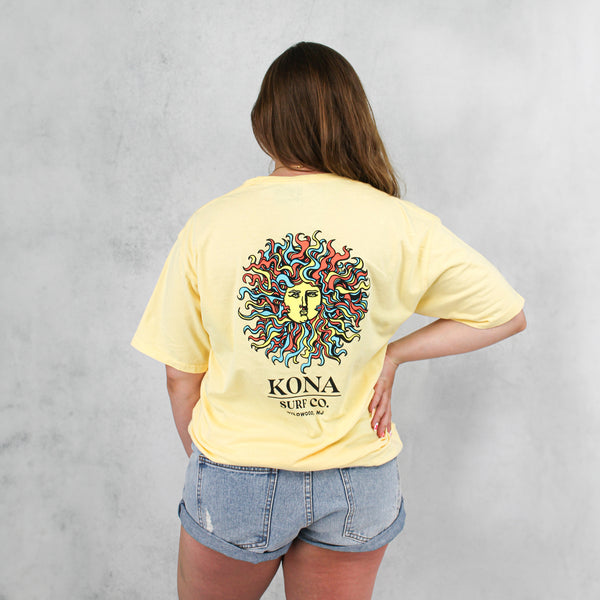 Original Sun Womens T-Shirt - Summer Squash Yellow/Summer