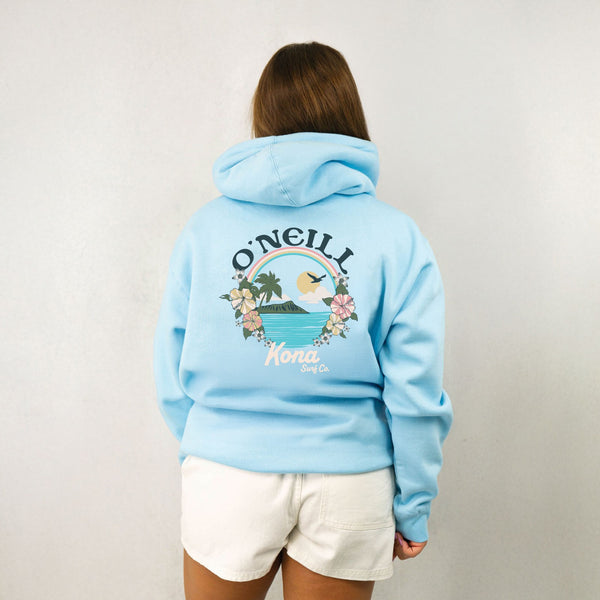 Kona x ONeill 2026 Collab Womens Pullover Hoodie - Sky Blue