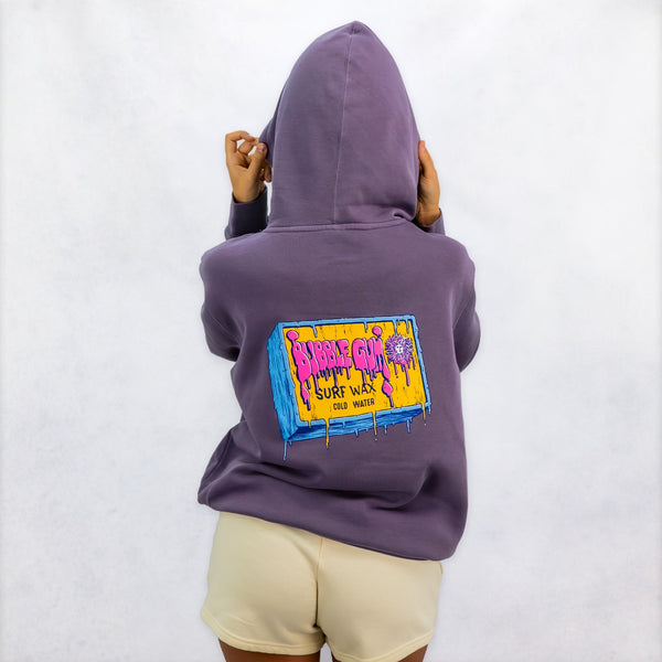 Kona x Bubble Gum 2026 Collab Womens Pullover Hoodie - Pigment Plum