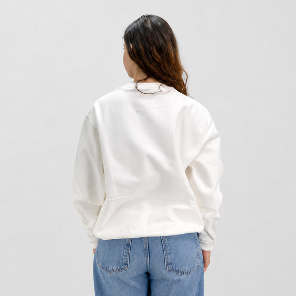 Vintage Womens Crew Sweatshirt - White