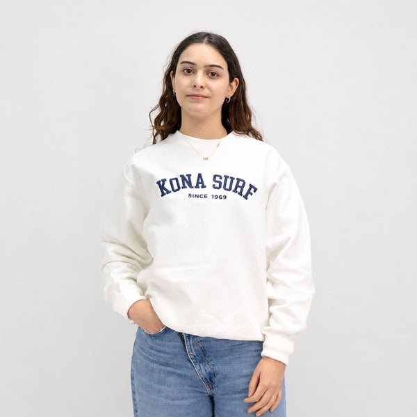 Vintage Womens Crew Sweatshirt - White