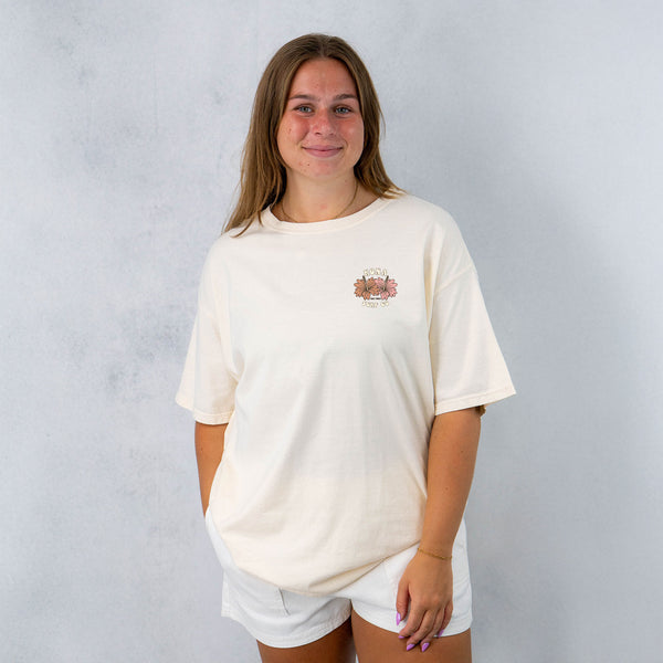 Summer Sunrise Womens T-Shirt - Parchment