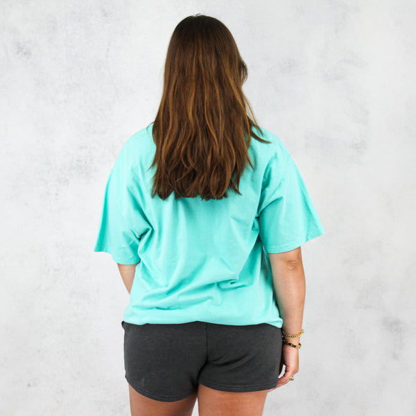 Island Scene Womens T-Shirt - Mint