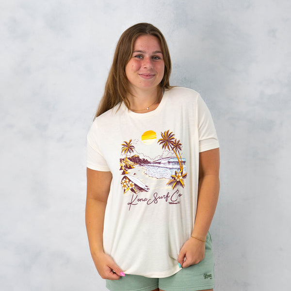 Island Scene Womens T-Shirt