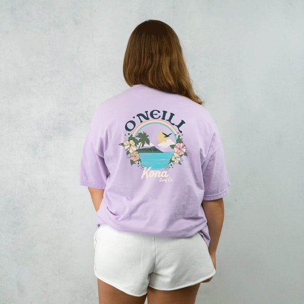 Kona x ONeill 2026 Collab Womens T-Shirt - Lavender