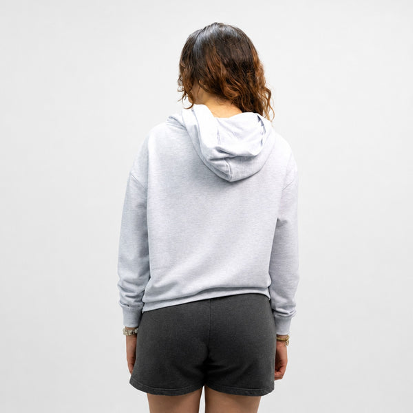Classic Script Womens Pullover Hoodie - Ash Heather