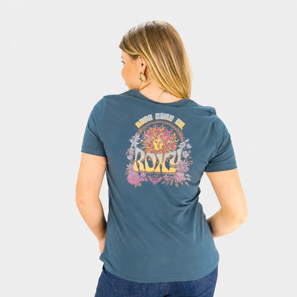 Kona x Roxy 2026 Collab Womens T-Shirt - Dutch Blue