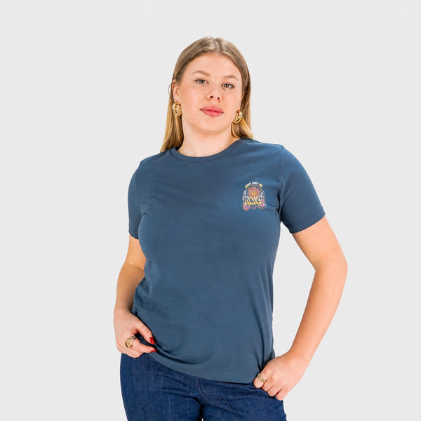 Kona x Roxy 2026 Collab Womens T-Shirt - Dutch Blue